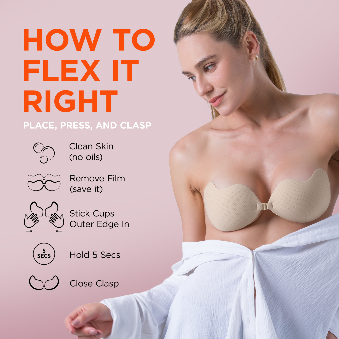 Nips by Nippies Women's Flex Bra