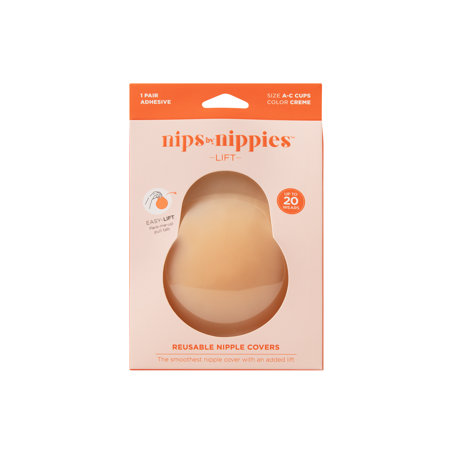 Nips by Nippies Women's Reusable Adhesive Lifting Nipple Covers