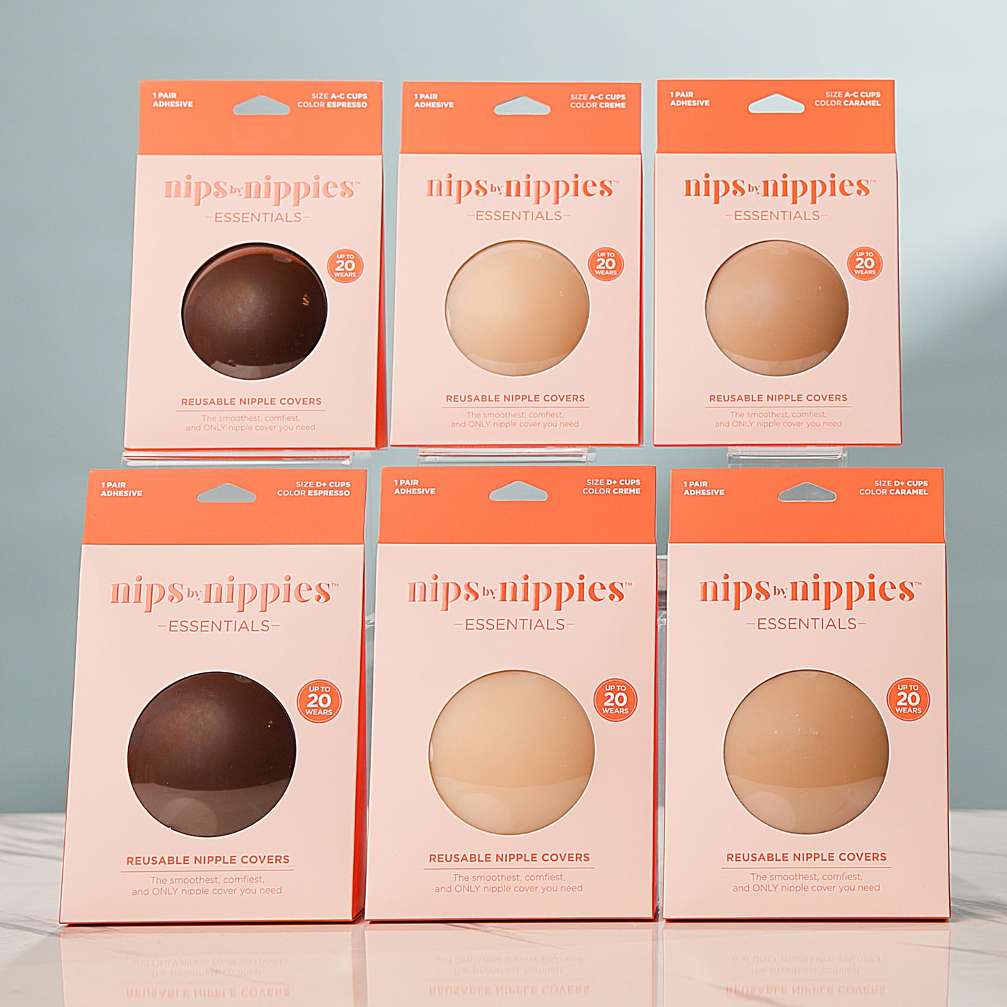 Nips by Nippies Women's Reusable Adhesive Nipple Covers